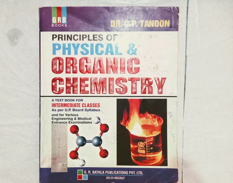 PHYSICAL AND ORGANIC CHEMISTRY O P TANDON