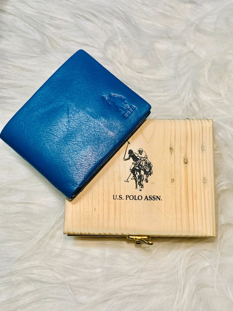 Blue 💙 US Polo ASSN Leather Wallet 😍