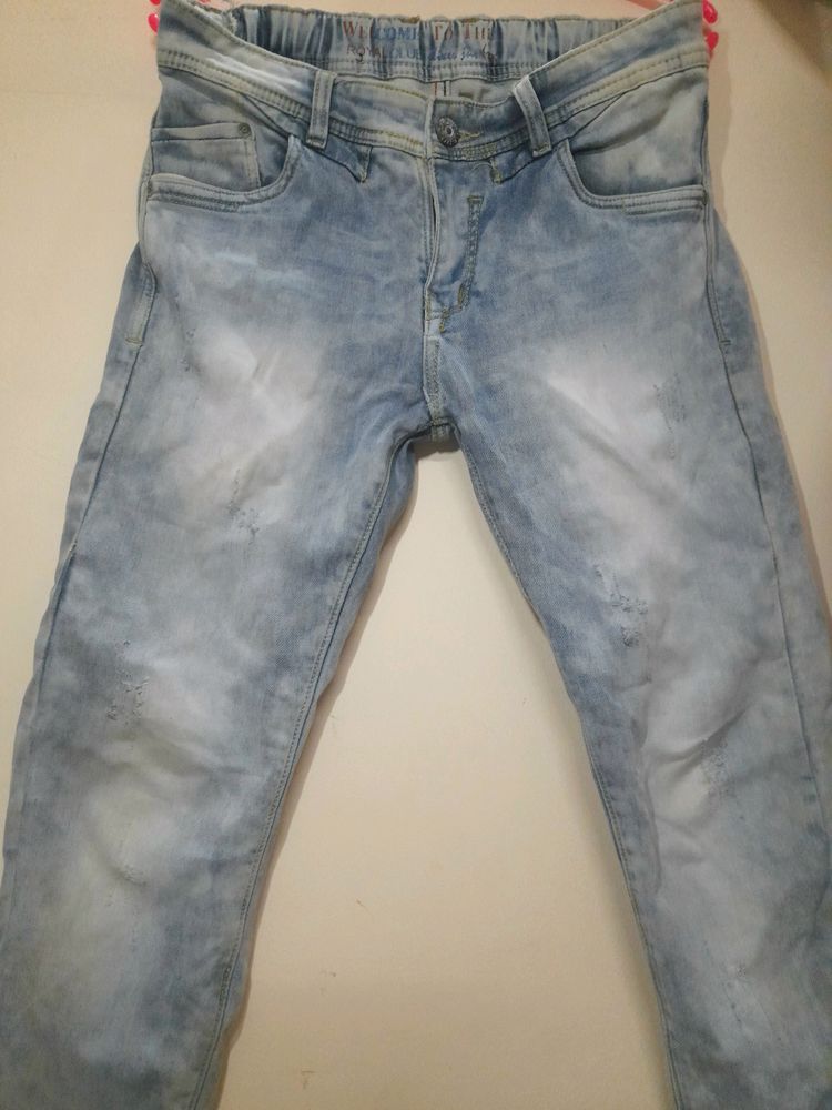 Blue Colour Jeans For Women