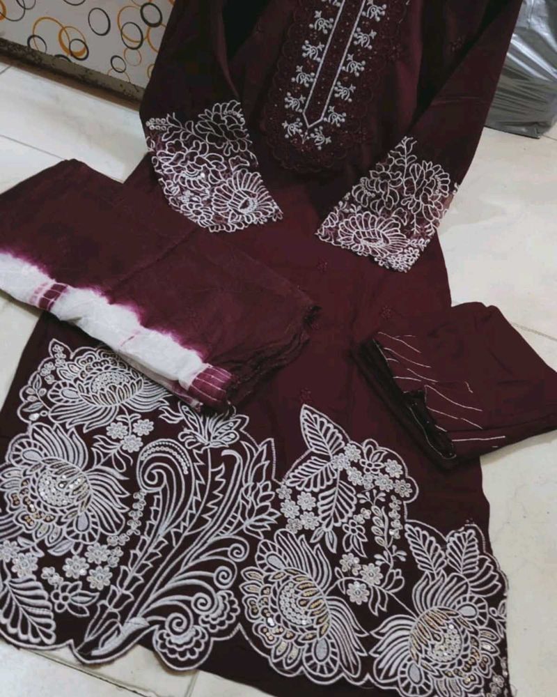 Kurta Pant With Dupatta Set