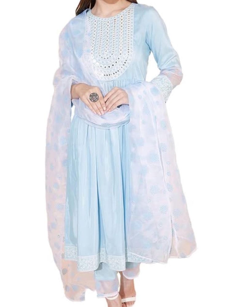 Blue Kurti (set Of 3)