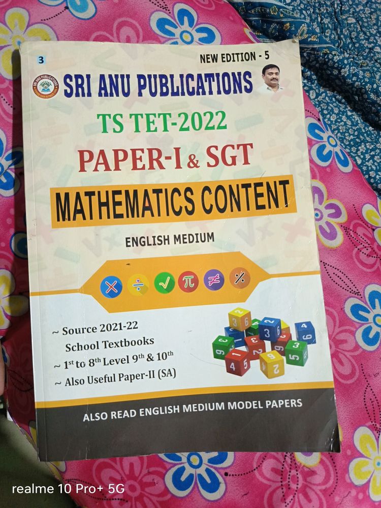 Paper-1 SGT & Ts Tet Mathematics Content