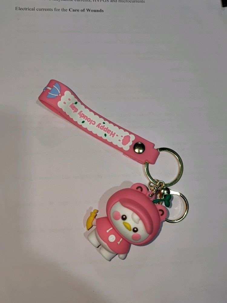 Cute Pink Keychain