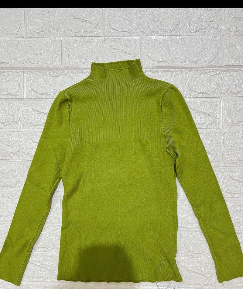 Green Full Sleeves Top