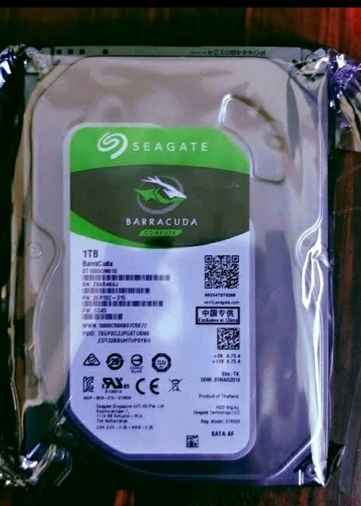 Brand New SEAGATE 1Tb Harddisk