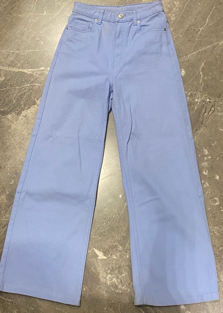 H&M Ice Blue Trousers