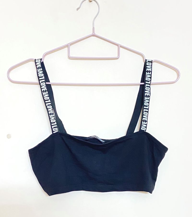 Brand- SHEIN, Never worn new black bralette