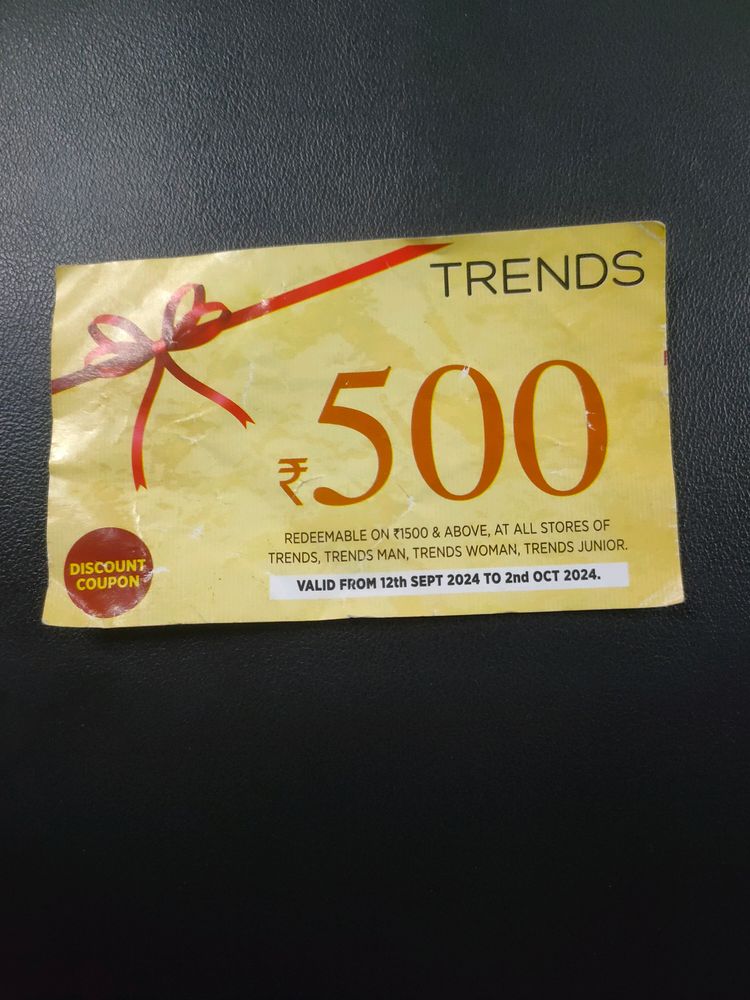 Trends 500 Coupon