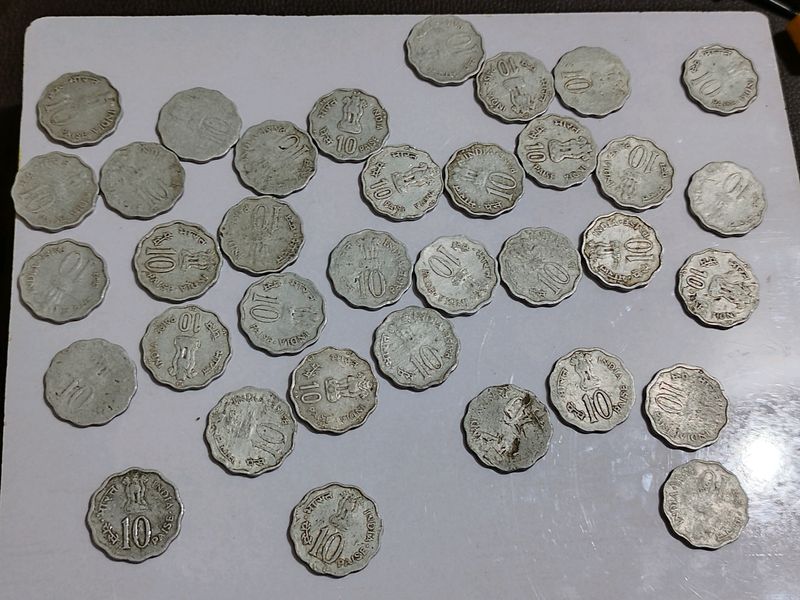 10 PIASA coins With Different Back Print