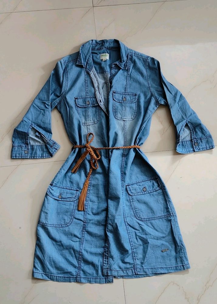 Denim Shirt Dress