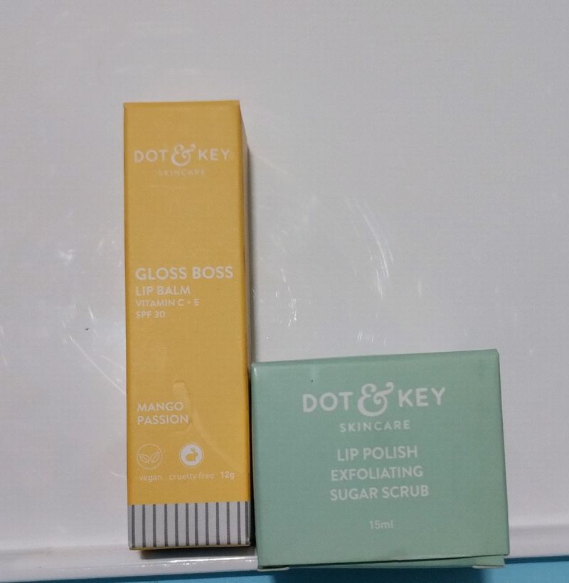 Dot And Key Lip Scrub & Balm