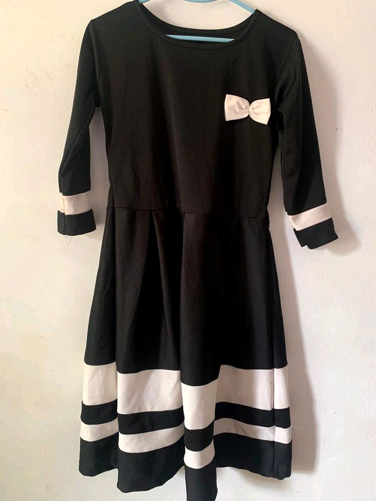 Women Skater Black Dress