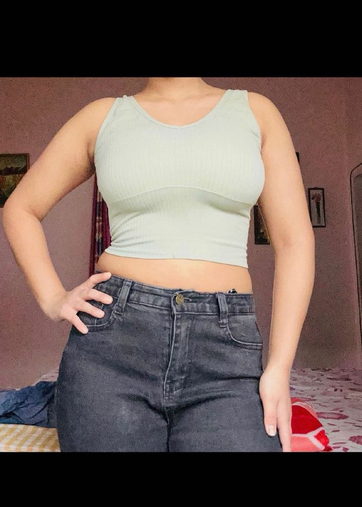 Set Of 3 Pants,H&Mshorts And Crop Top