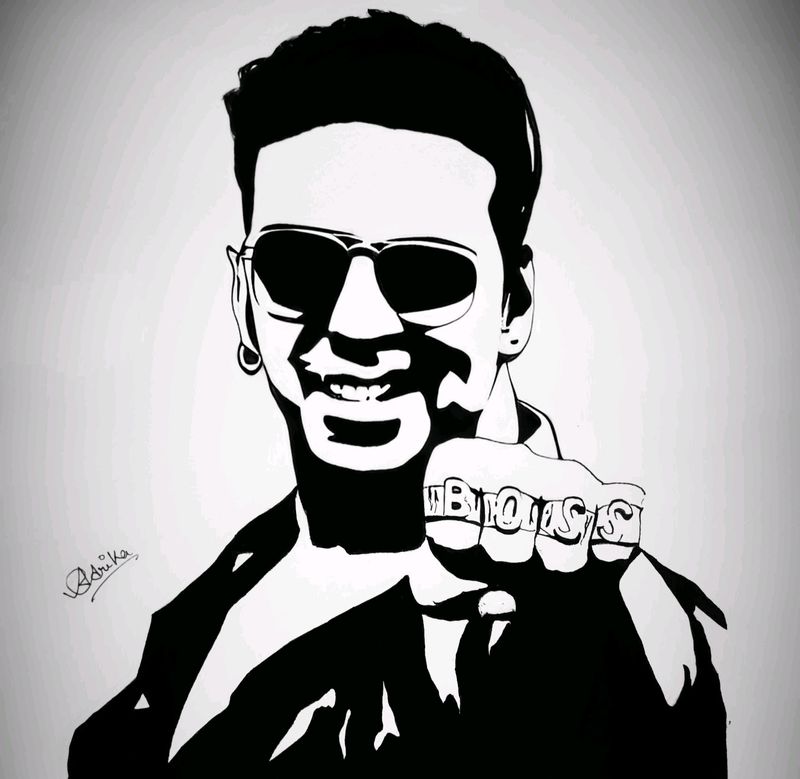 Akshay Kumar Portrait Photo Frame By Me