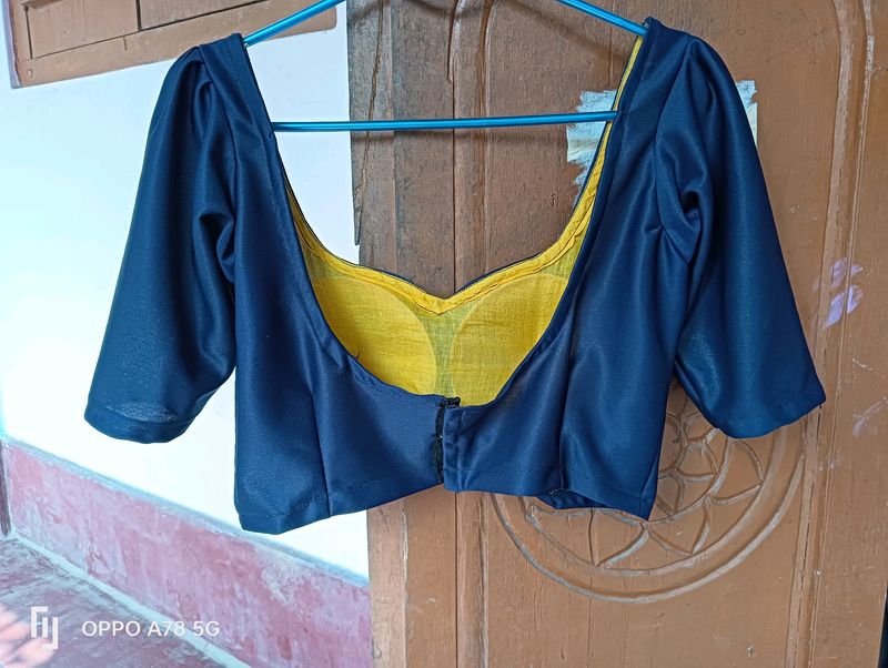 Navy Blue Wedding Wear Blouse