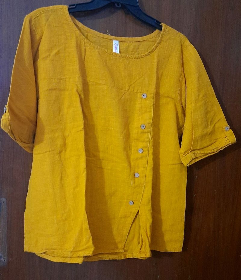 Yellow Plain Top