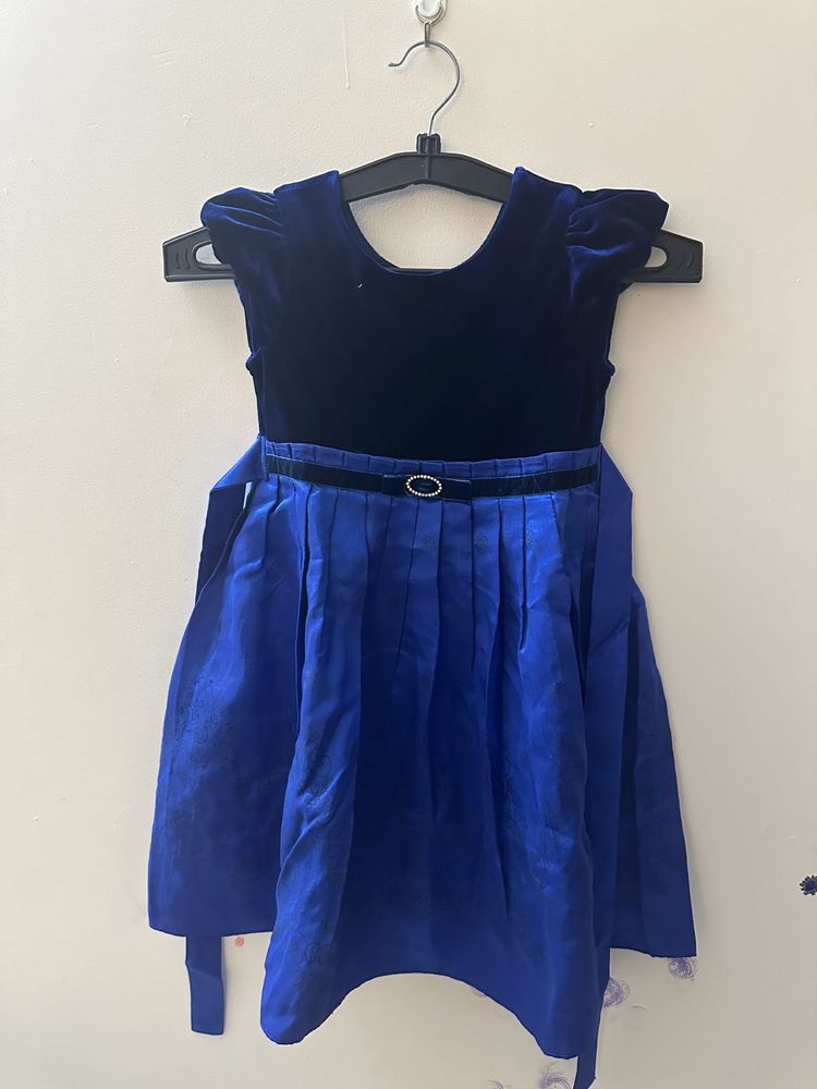 Blue Party Frock