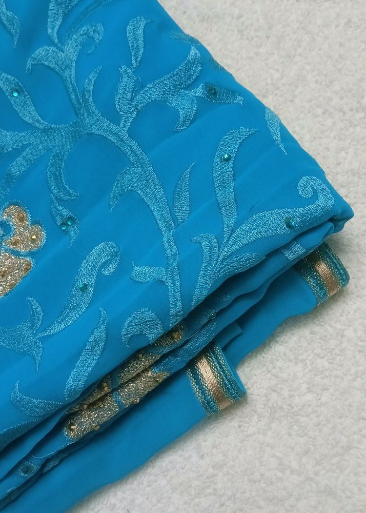 Mom's Saree - Sea Green Colour