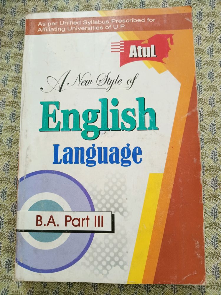 English Language Book B.A 3year