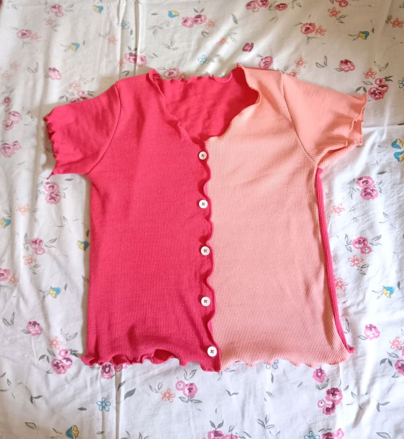 2coloured Top🌷🌸💕