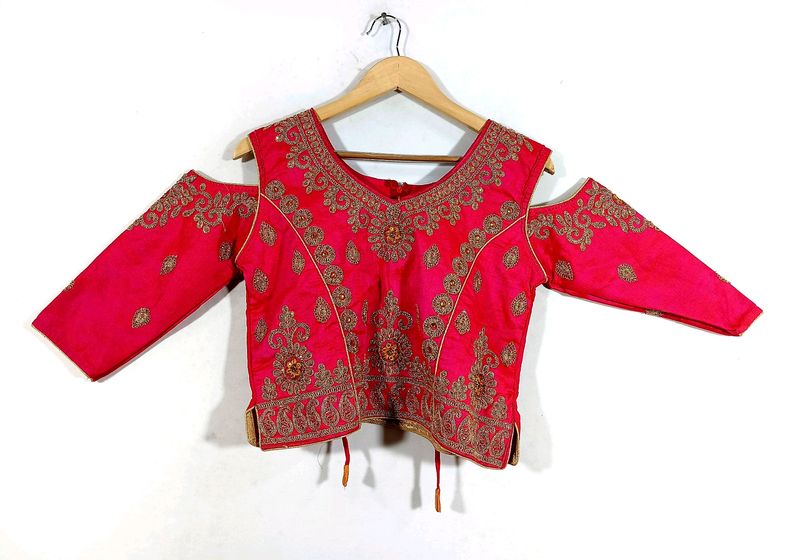 Blouse- Rose Pink & Gold (Women)