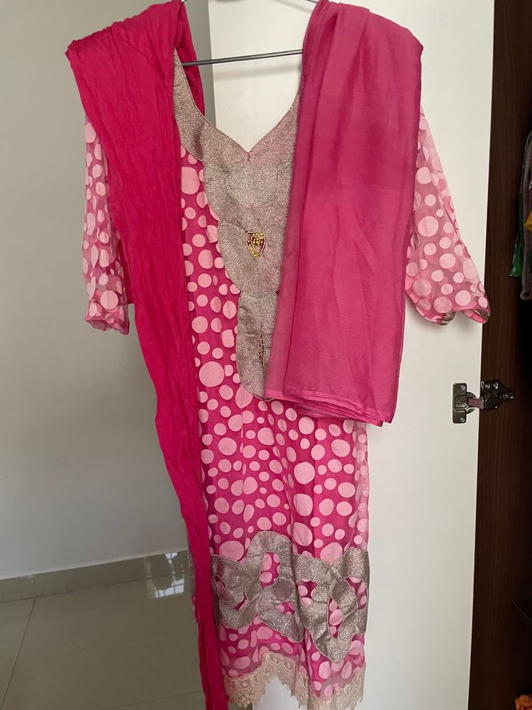 Pretty Pink 3 Piece Suit