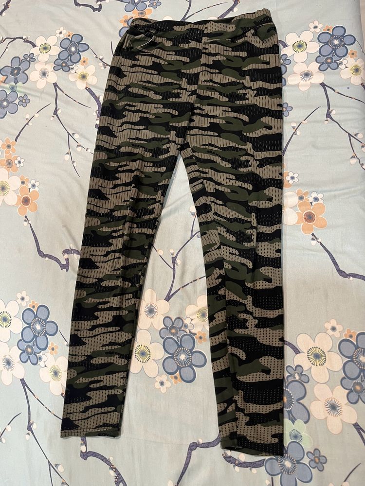 Womens Camouflage Track Pants