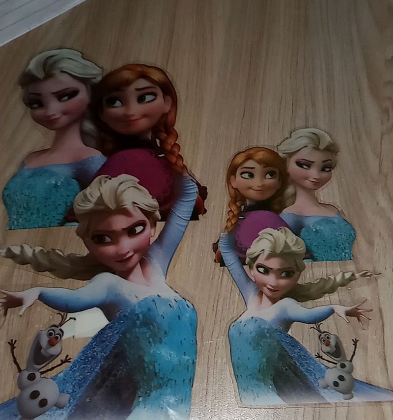 Elsa And Anna Wall Sticker