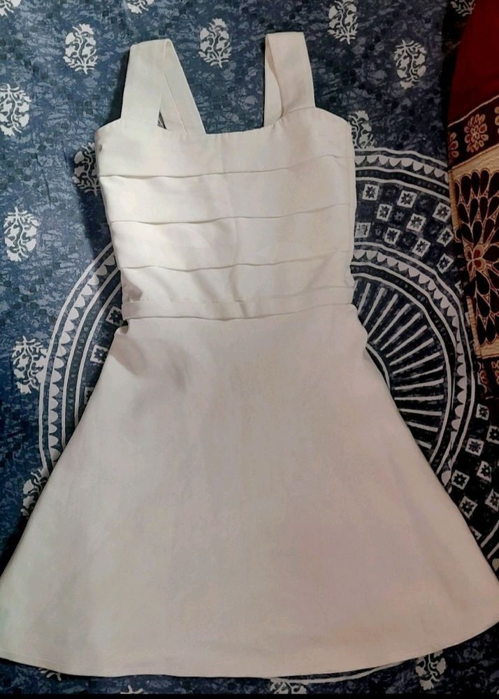 Beautiful White Cute Dress