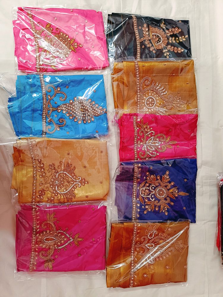 Maggam Work Blouse Pieces