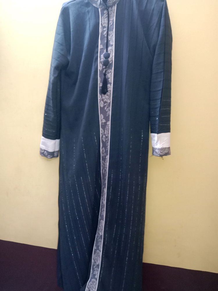 Dark Grey Abaya