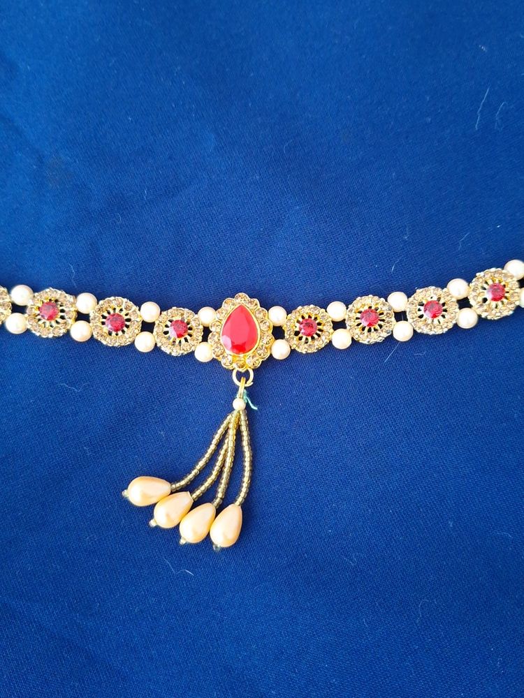 Red and Golden Kamarbandh/Belt