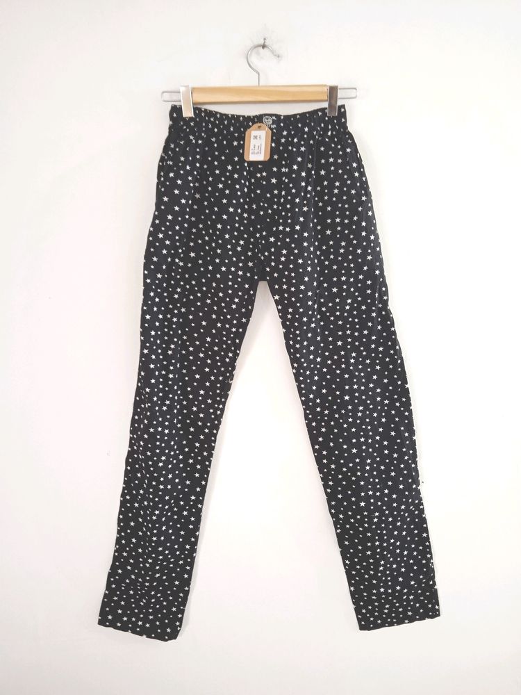 Printed Pant For Women Color Black