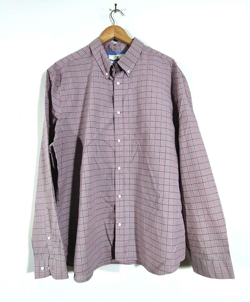 Lavender Checks Shirt (Men's)