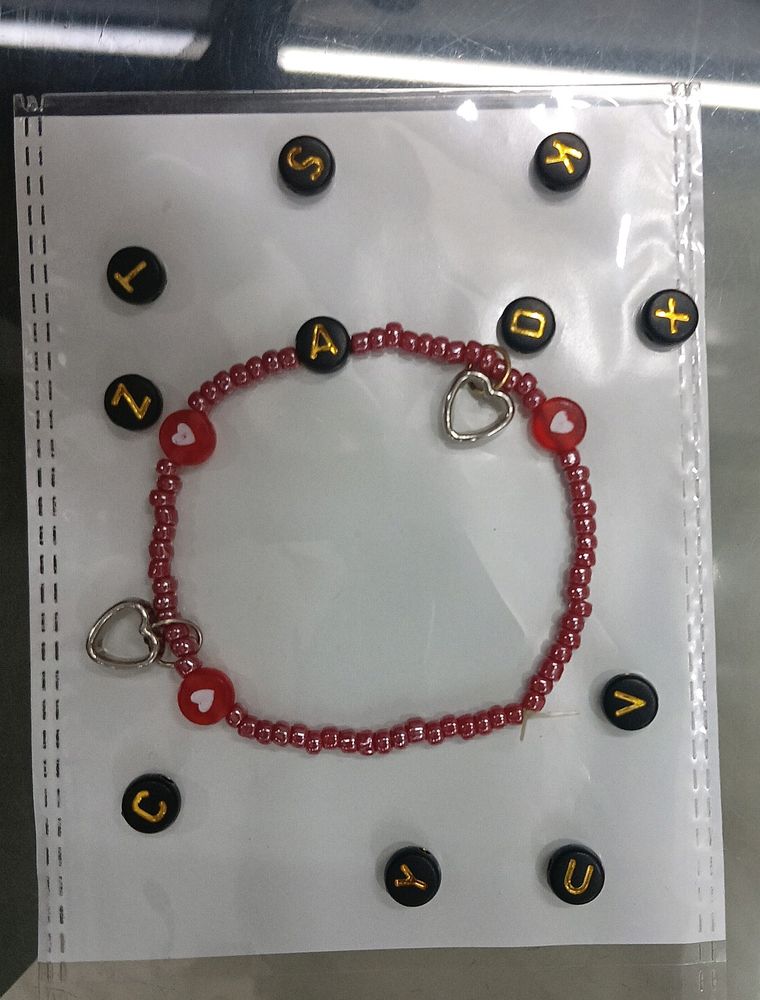 Initial Heart Bracelet