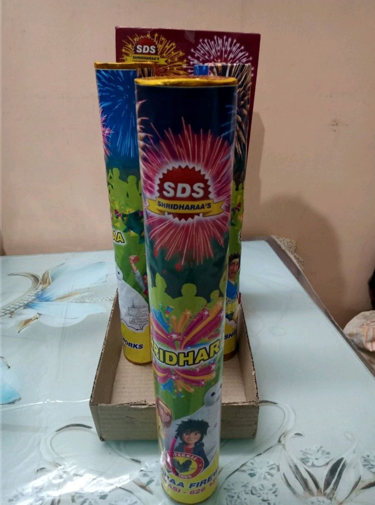 Diwali Crackers Sky Short 4 Piece Only