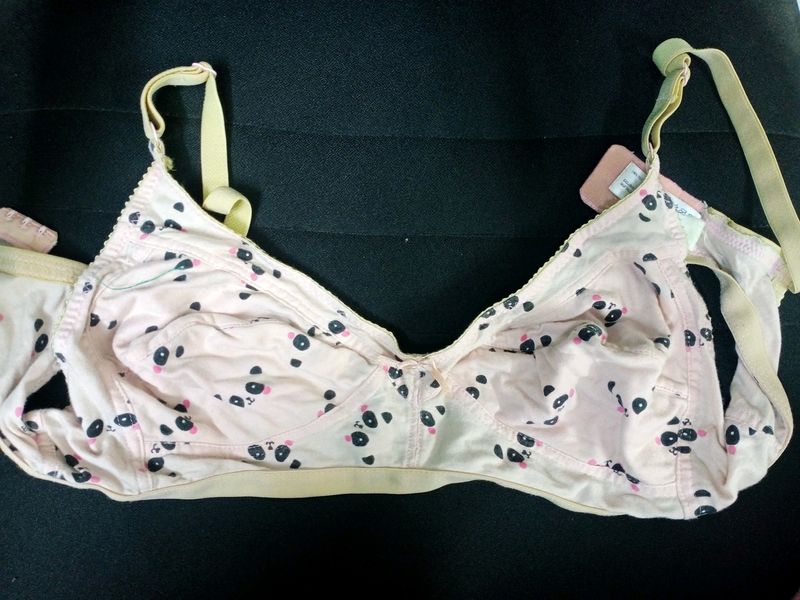 Cute Pink Panda Bra