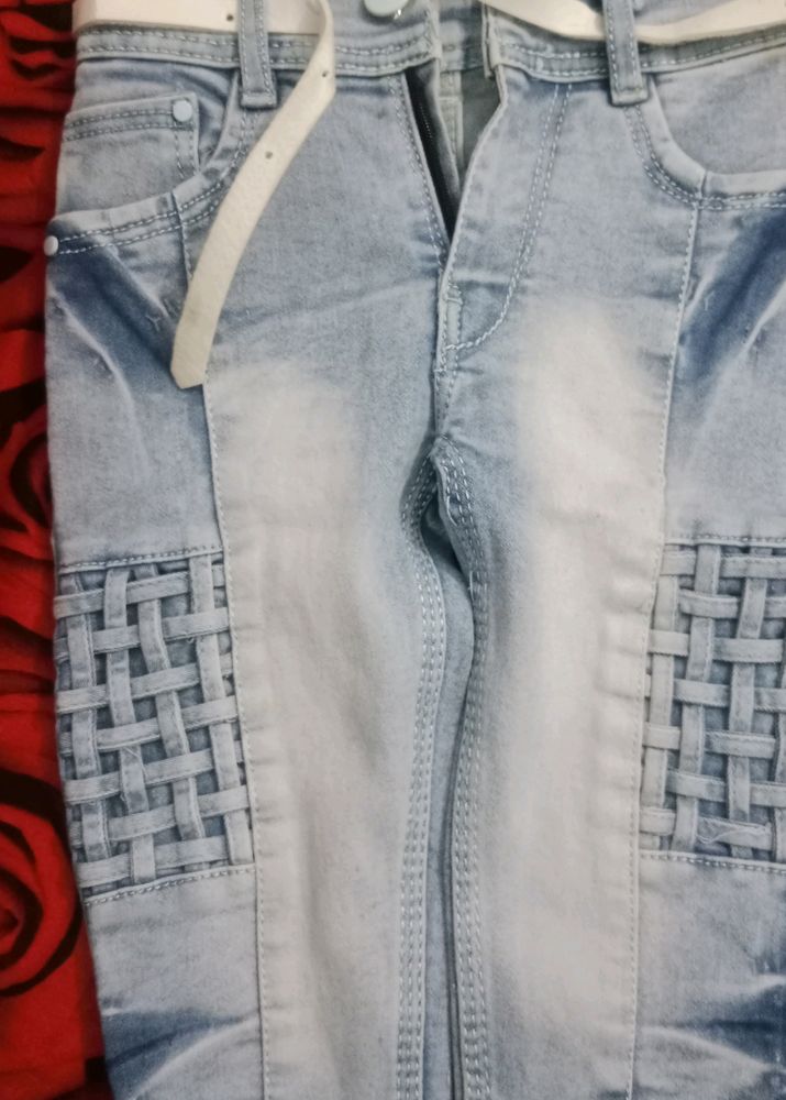 Girls Jeans And Winter Lowar Like New 2and 3 Years