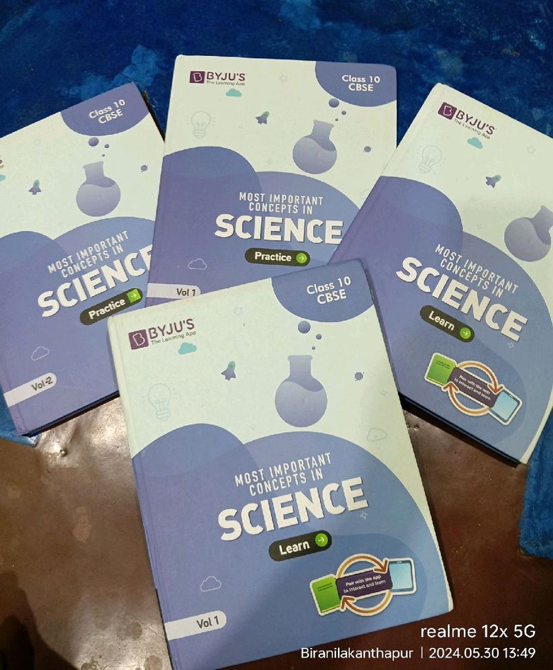 Byju's Class 10 Science Book Set.