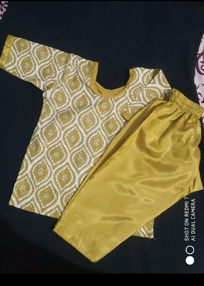 New Beautiful Shirt With Pant For Baby Girl