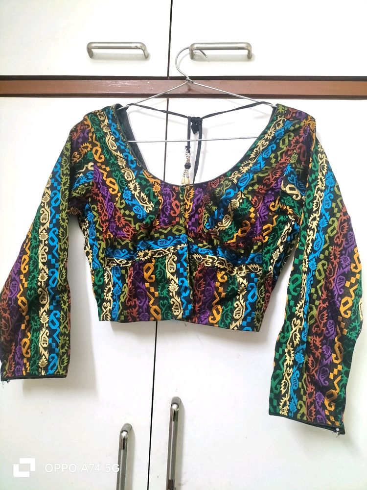 Silk Thread Woven Blouse