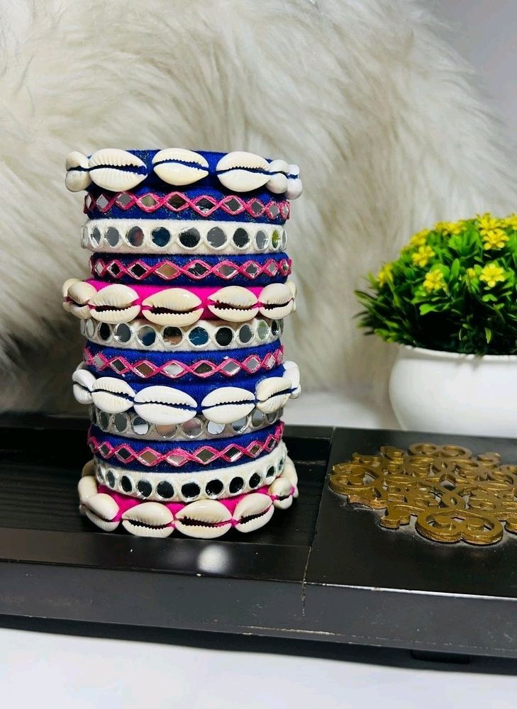 Negotiable Garba Special Bangles 9 💙🧿