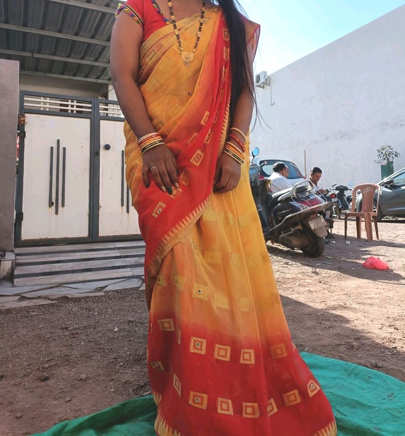 Haldi Fonction Saree