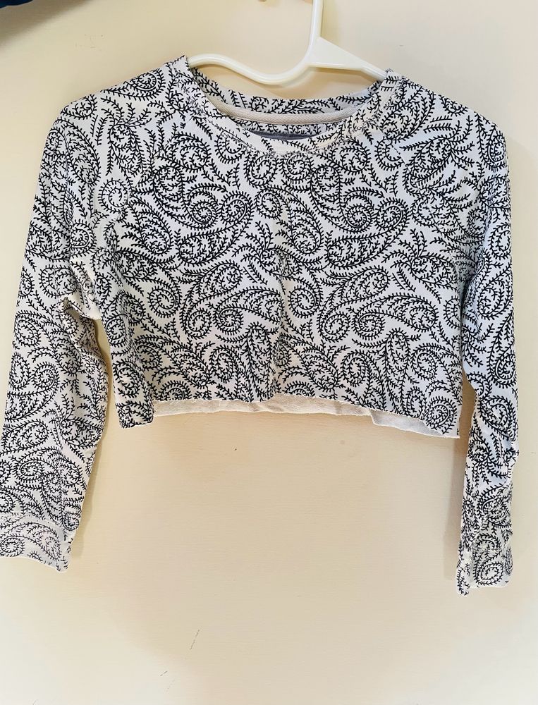 Meenkari Print Crop Top