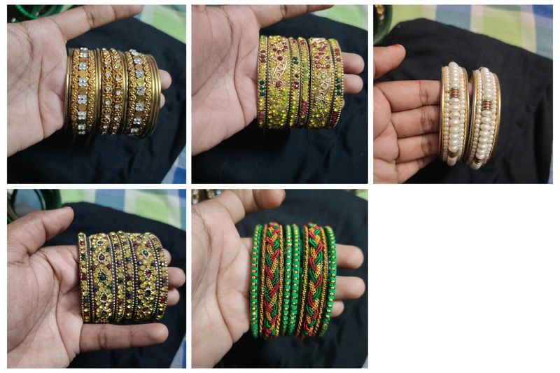 Combo Of 5 Sets Bangles...