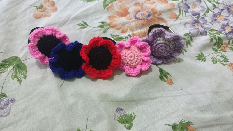 Pack Of 5 Crochet Headties