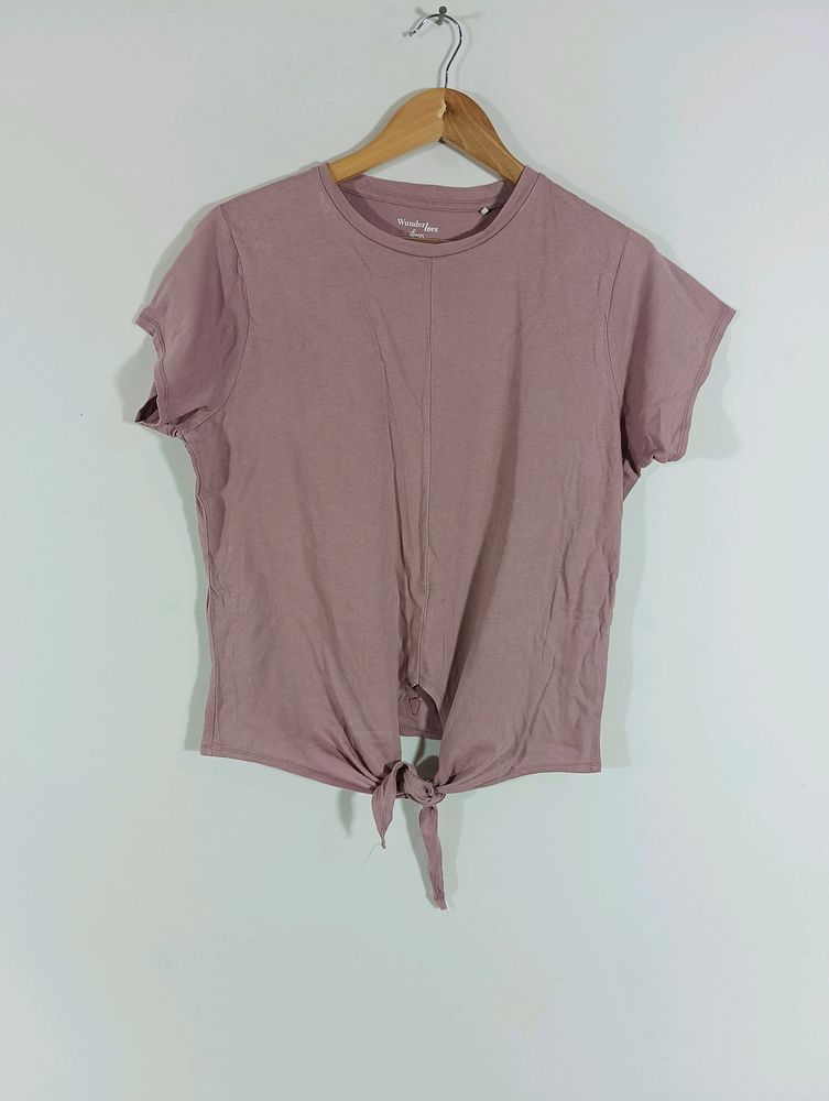 Mauve Plain Casual Top (Women)