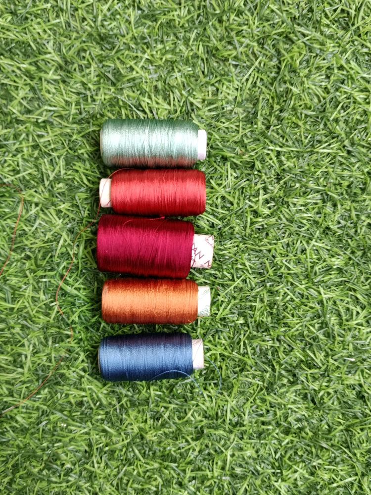 Silk Thread Combo Of 5