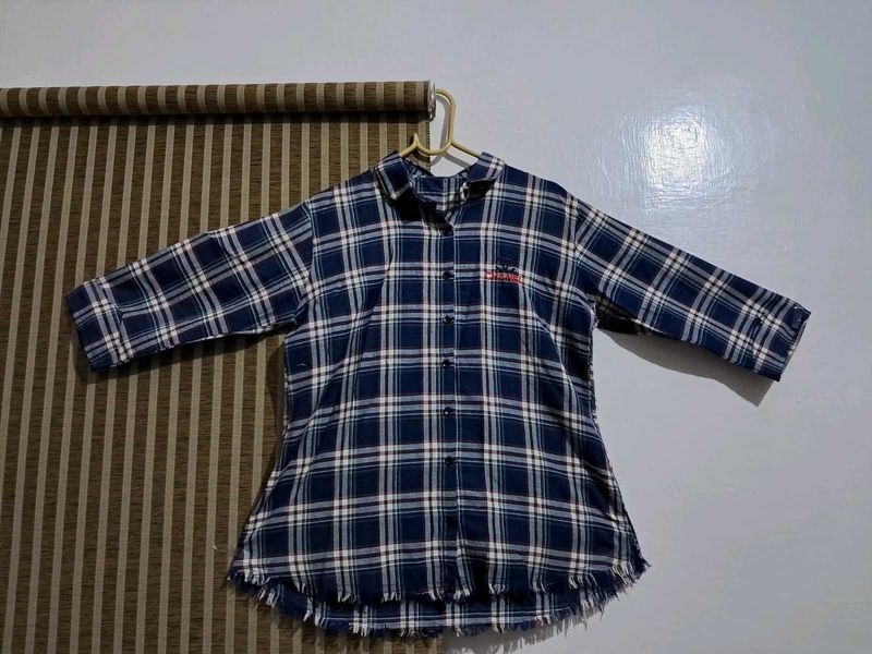 Blue Checkered Shirt