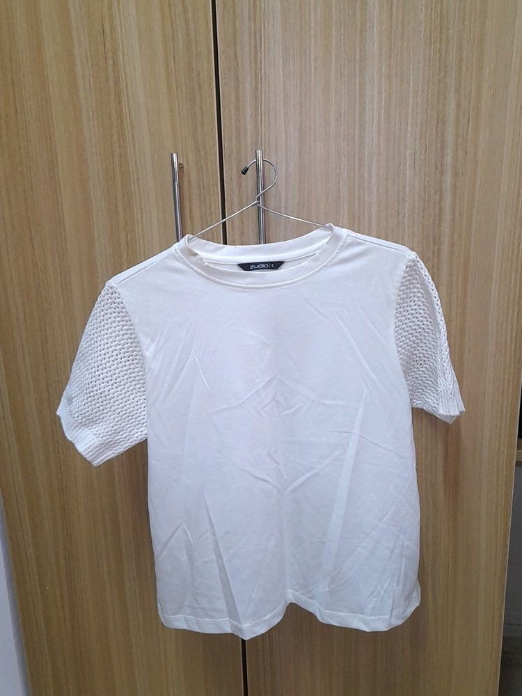 Zudio White tshirt